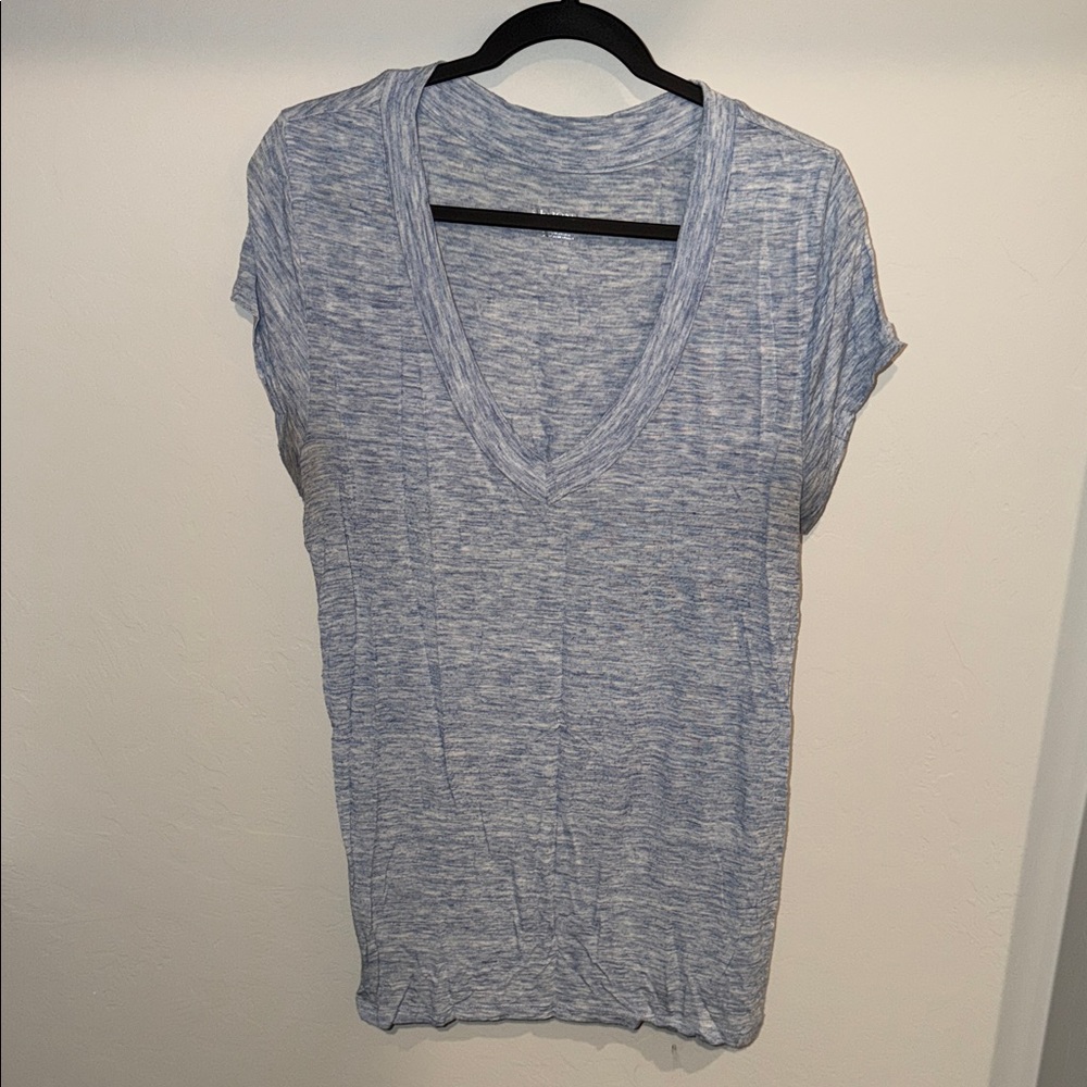 Merona Heathered Blue Short Sleeve Tee